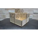 Деревянный настольный органайзер ручной работы: авторская резьба и уют на вашем столе